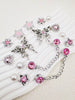 16pcs Elegant Shoe Charms Pearl Butterfly Heart Resin Cute Style, Suitable For Casual Shoes, Slippers, Sandals, Creative Party Gift